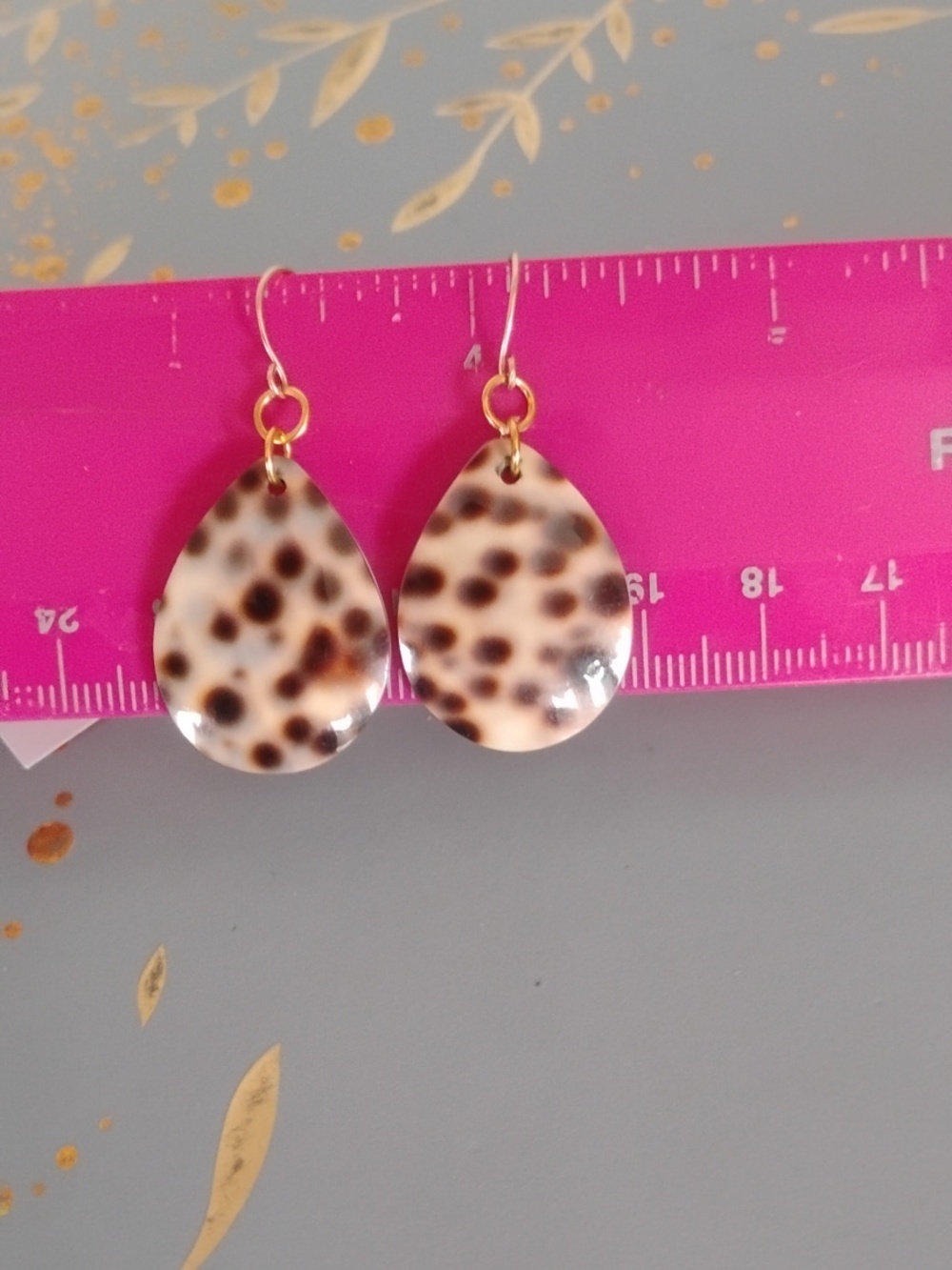 Shell Drop Earrings - Picture 8 of 9
